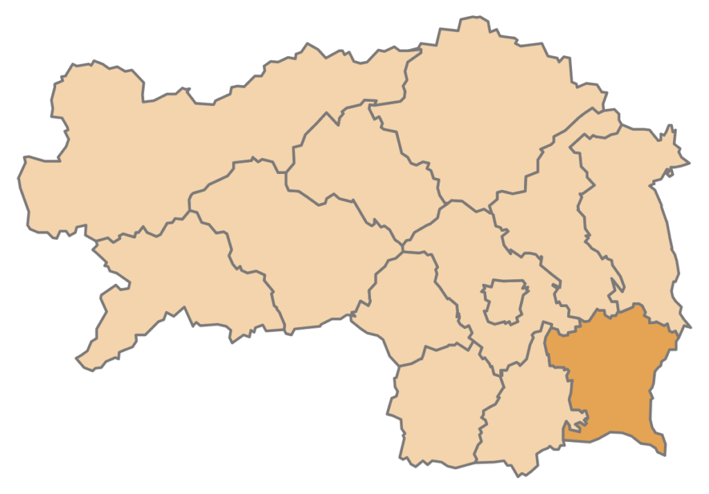 Grafikkarte von Steiermark